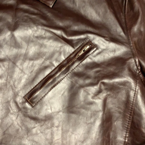 Armani Exchange Genuine Leather Jacket - Picture 3 of 11